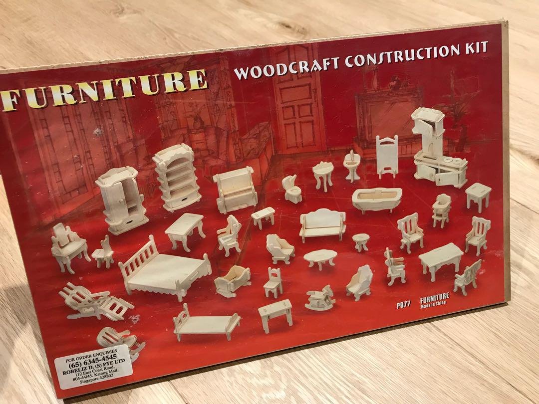 Furniture Woodcraft Construction Kit Design Craft Craft Supplies Tools On Carousell