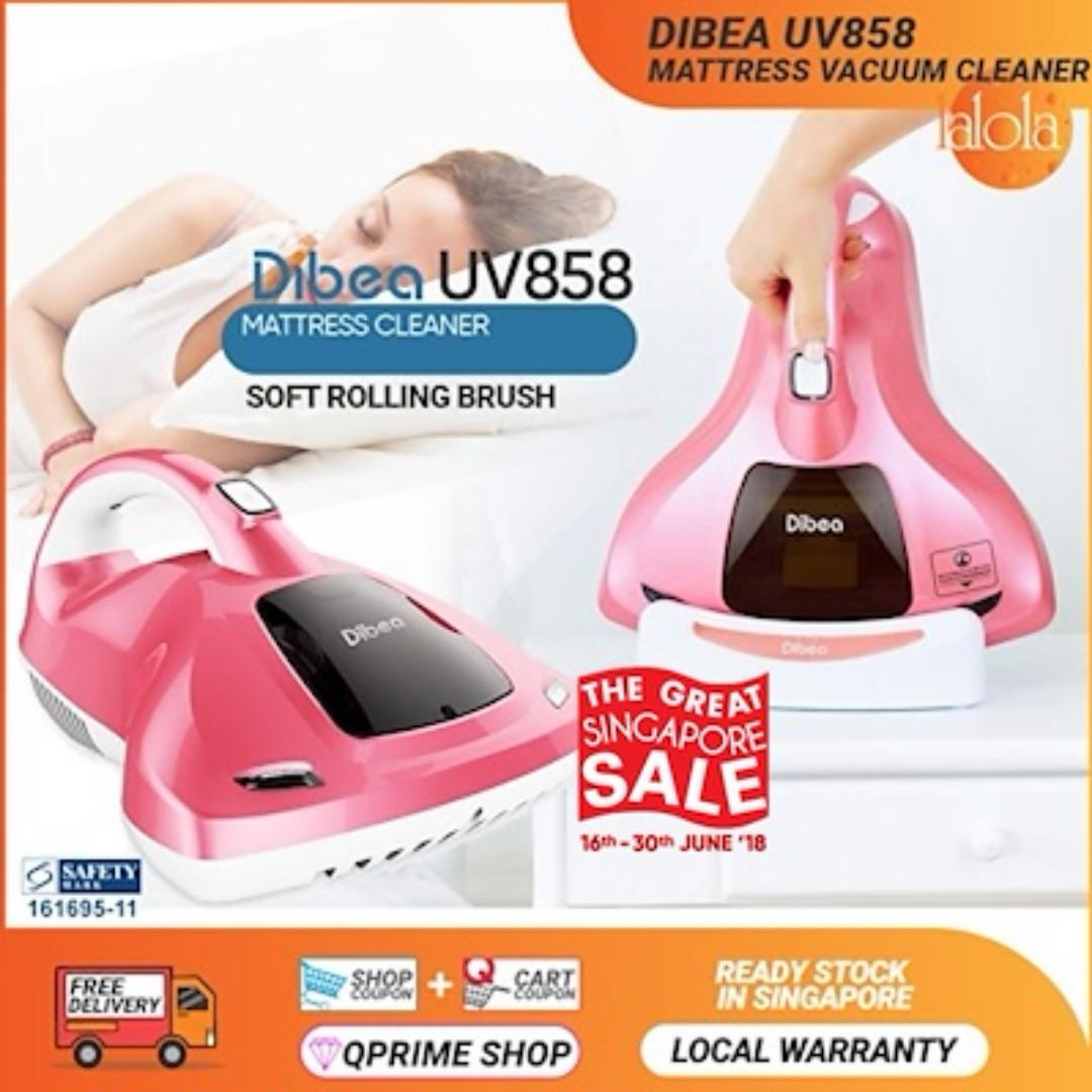 Gss Sale Dibea Uv858 Mattress Dust Mite Vacuum Cleaner Steriliser Local Set With Safety Mark Home Appliances Cleaning Laundry On Carousell