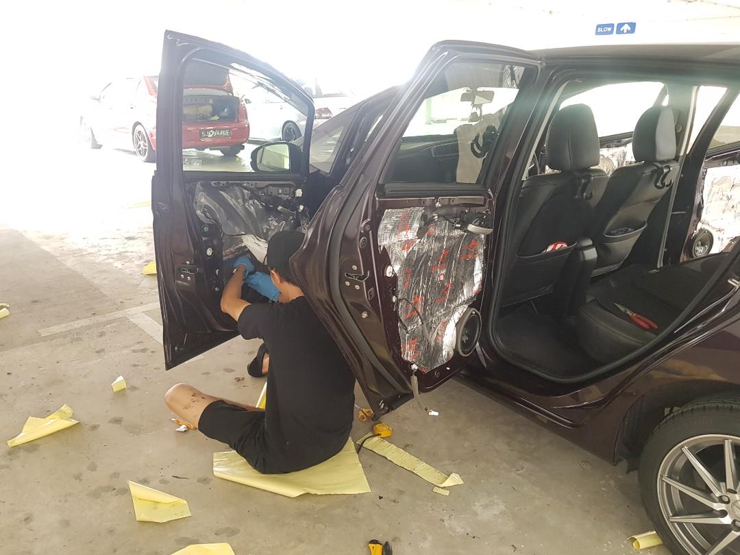 Honda Jazz Door Sound Proofing Car Accessories Car Workshops Services On Carousell