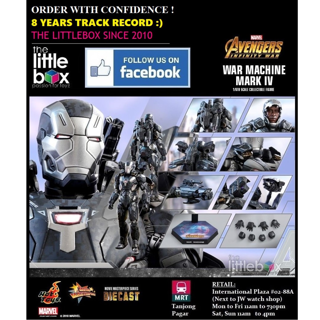 avengers infinity war war machine toy