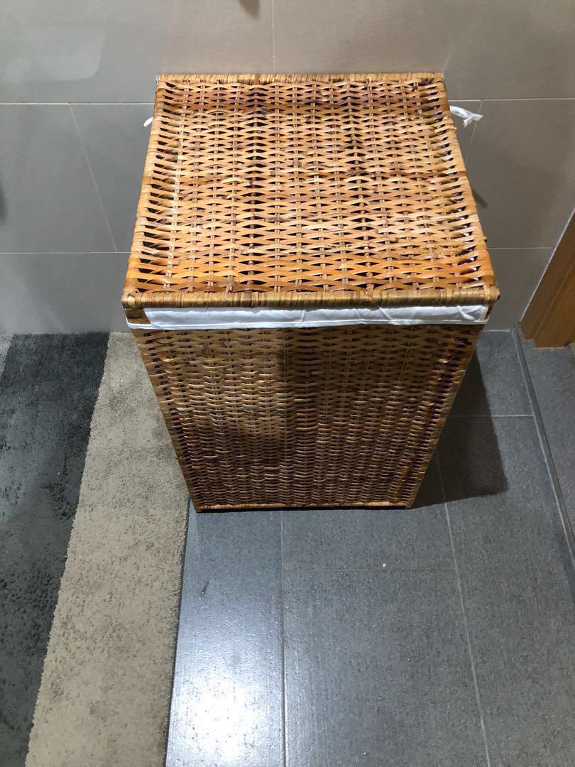 Branas Laundry Basket With Lining Rattan Ikea Hong Kong And Macau
