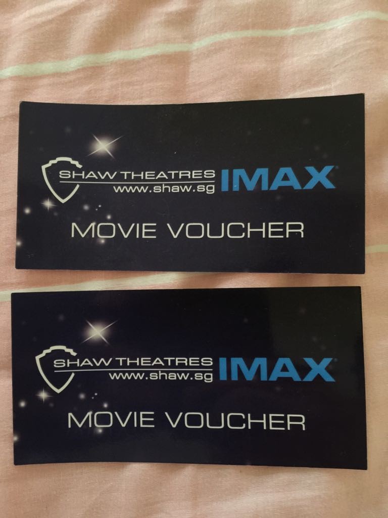 Imax movie tickets, Tickets & Vouchers, Vouchers on Carousell