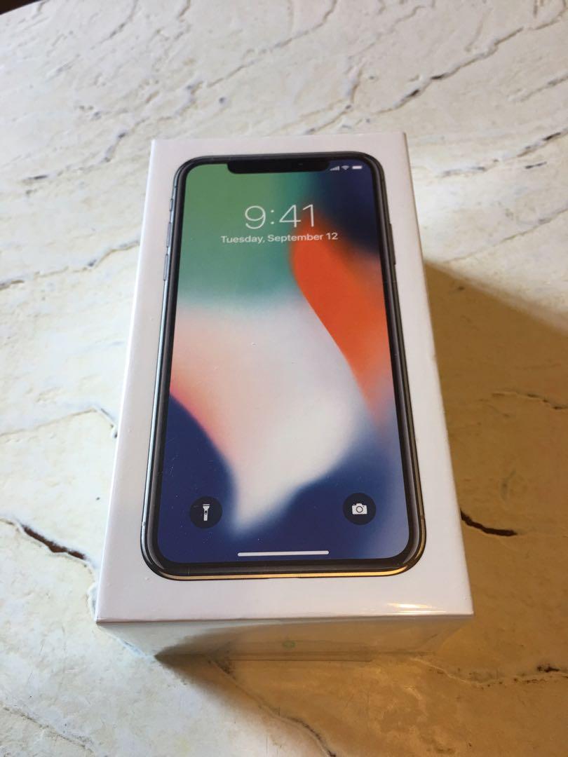 全新未開封iphonex 256gb Silver 電子產品 手提電話 Carousell
