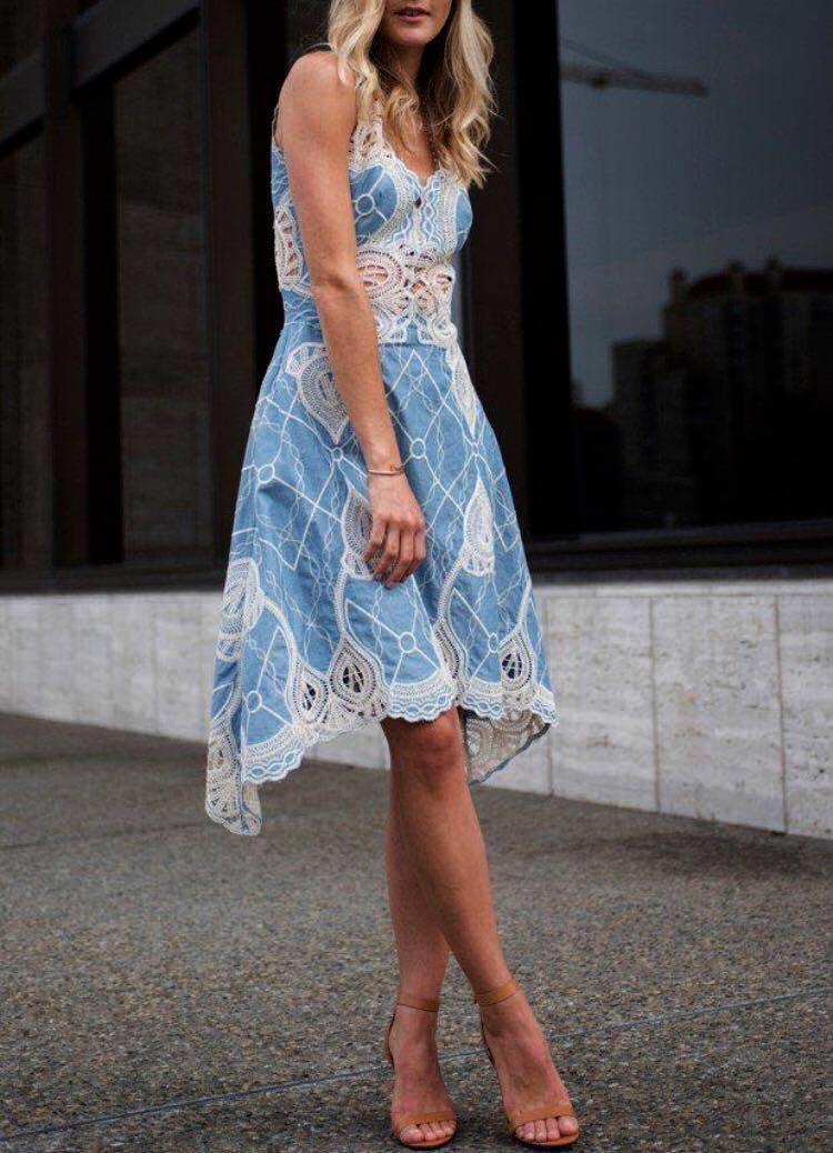 Jonathan simkhai 2025 denim dress