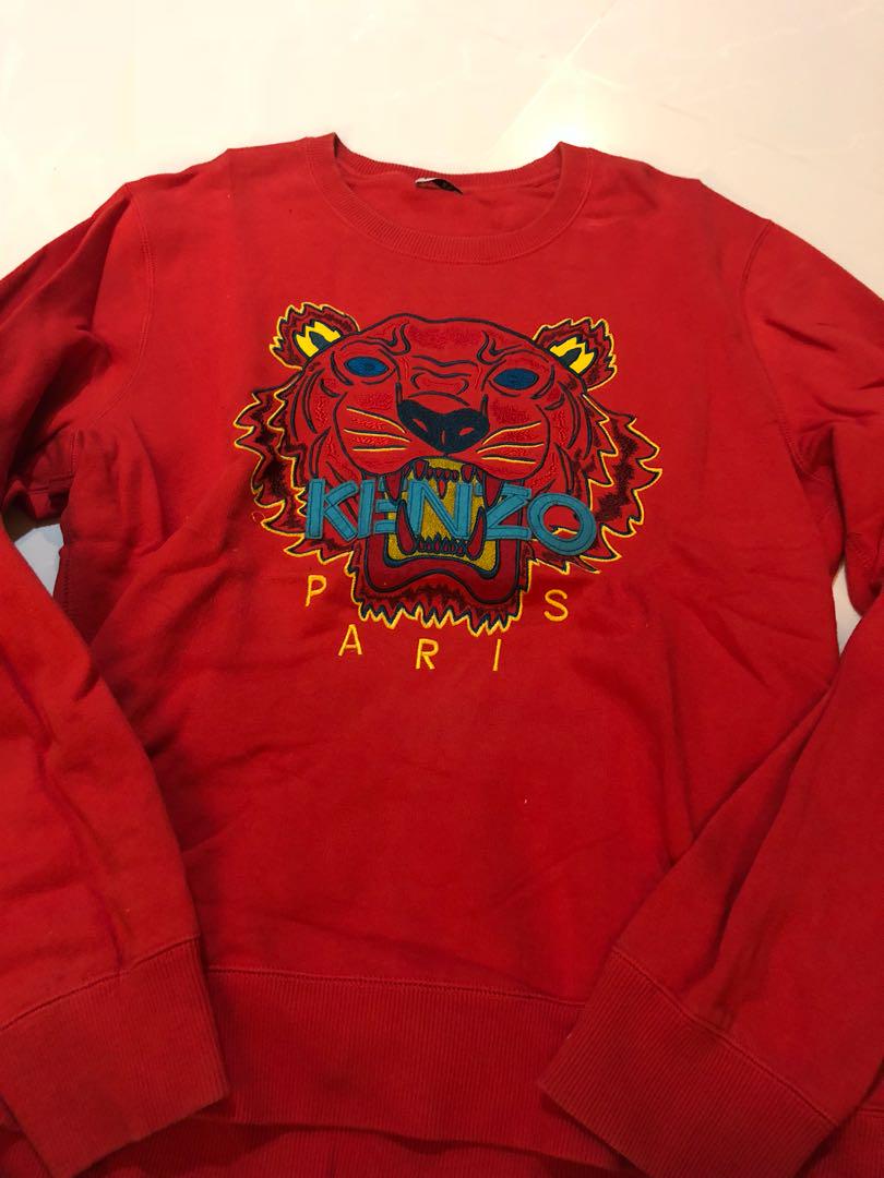 red tiger sweater