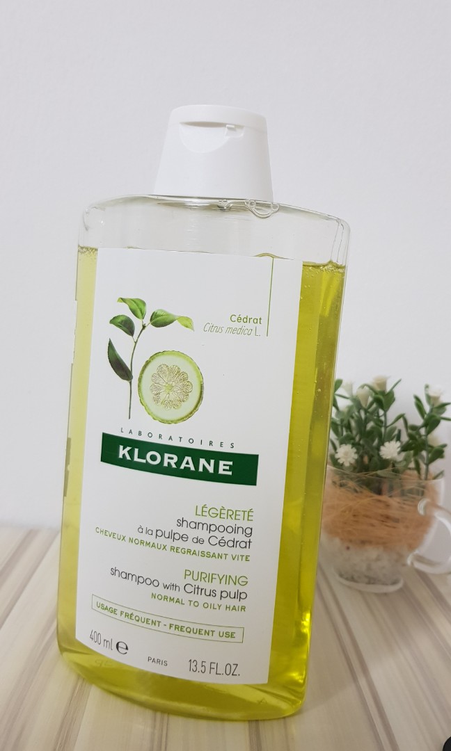 Klorane Purifying Shampoo With Citrus Pulp Normal To Oily Hair