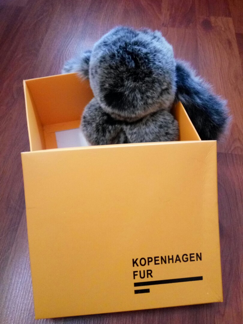 Kopenhagen fur rabbit keychain store