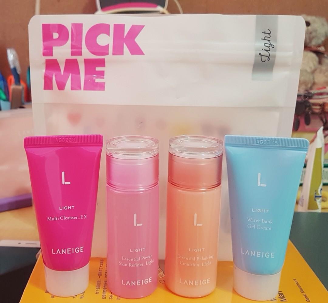 Laneige Light Care Travel Kit Brand New Health Beauty Face Skin Care On Carousell