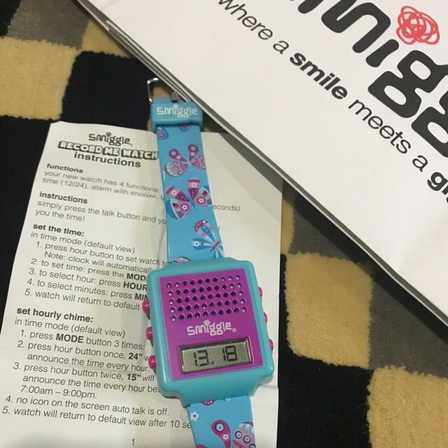 Setting sale smiggle watch