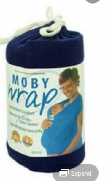 moby wrap navy