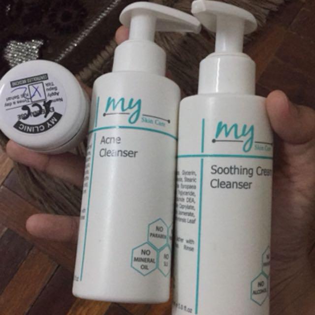 myclinic acne cleanser