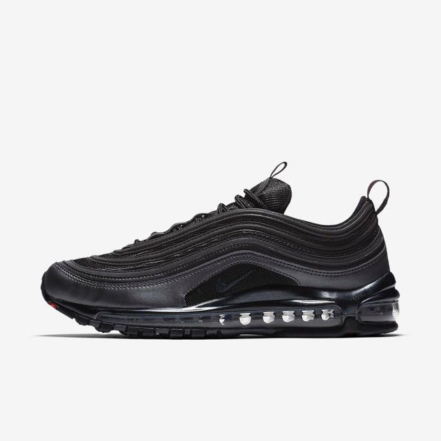 nike air max 97 triple black herren