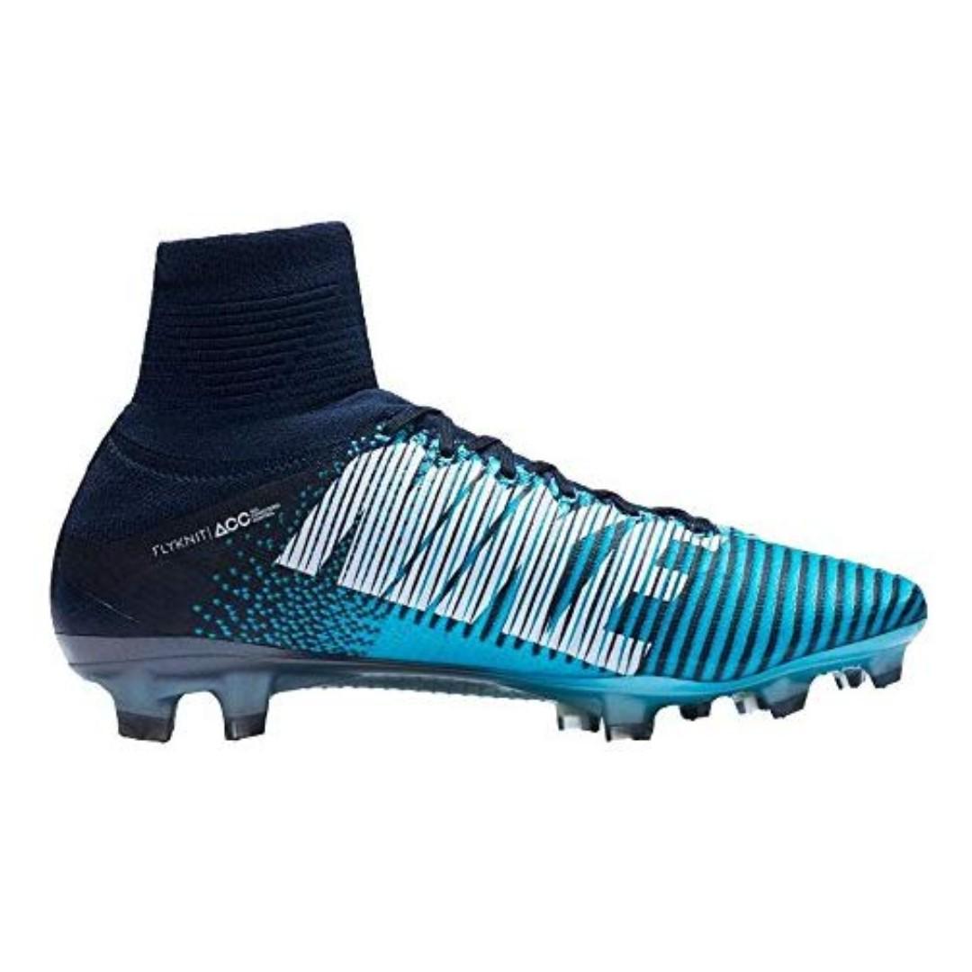 Nike Men s Mercurial Superfly V FG First Grade Blue White Black Men s Fashion Activewear on Carousell