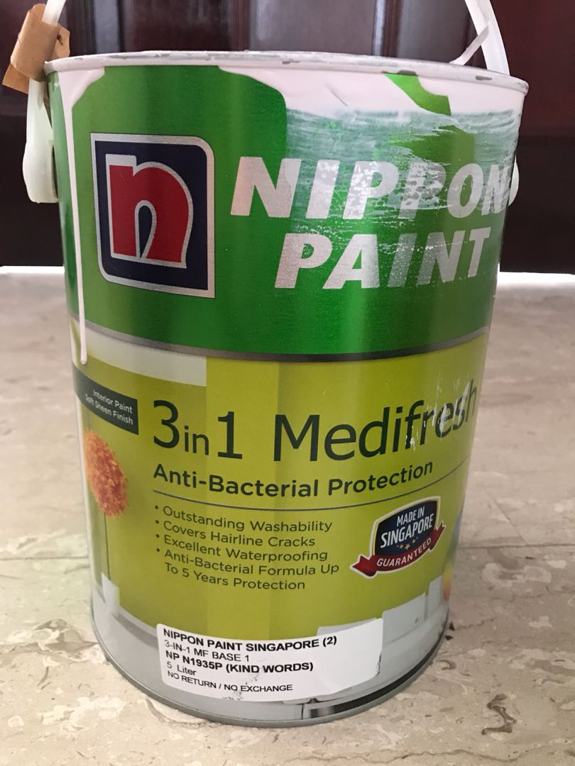 Nippon Paint 3 in 1 Medifresh (Kind Words), Everything Else on Carousell