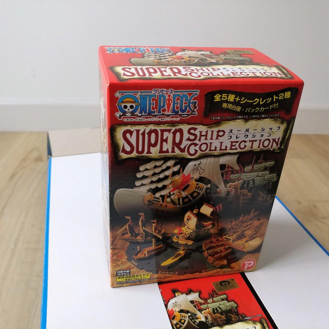 Plex One Piece Super Ship Collection 1 Set Of 5 Box Secret Variant Thousand Sunny Moby Dick Old Red Force Marine Battleship Striker Coffin