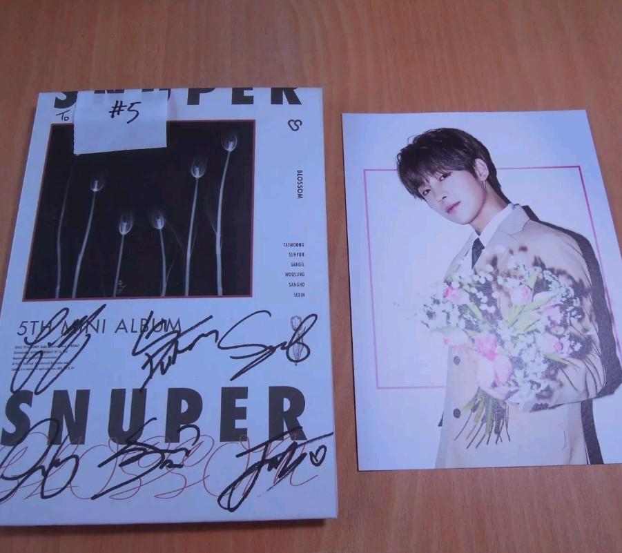 Autographed Signed Snuper "Blossom" 5th Mini Promo Album 