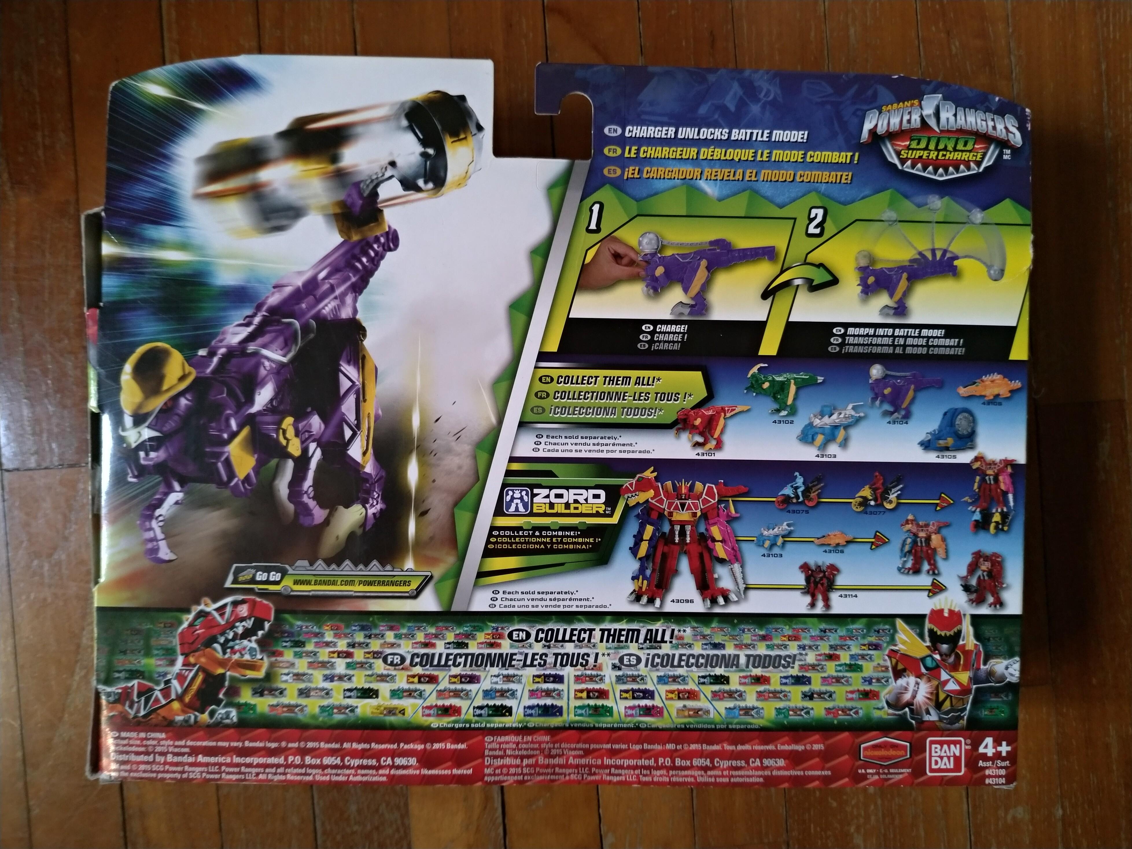 Power Ranger Dino Charge Pachy Zord, Hobbies & Toys, Toys & Games on