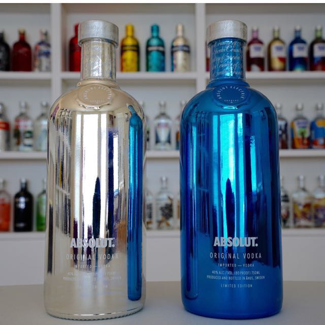 Absolut® Introduces Absolut Electrik Bottle In Striking Silver And Electric  Blue