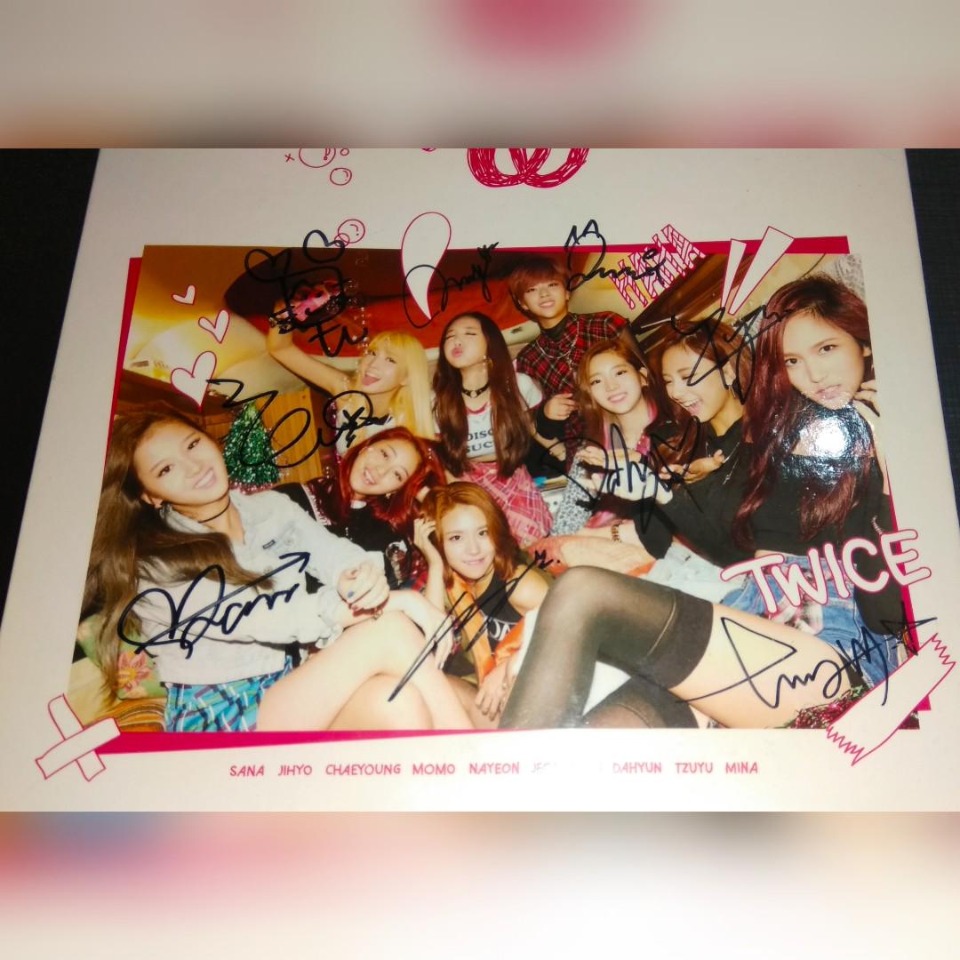 Signed Twice The Story Begins Album Korean Press, Hobbies & Toys