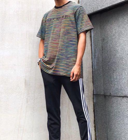 Supreme static stripe tee top