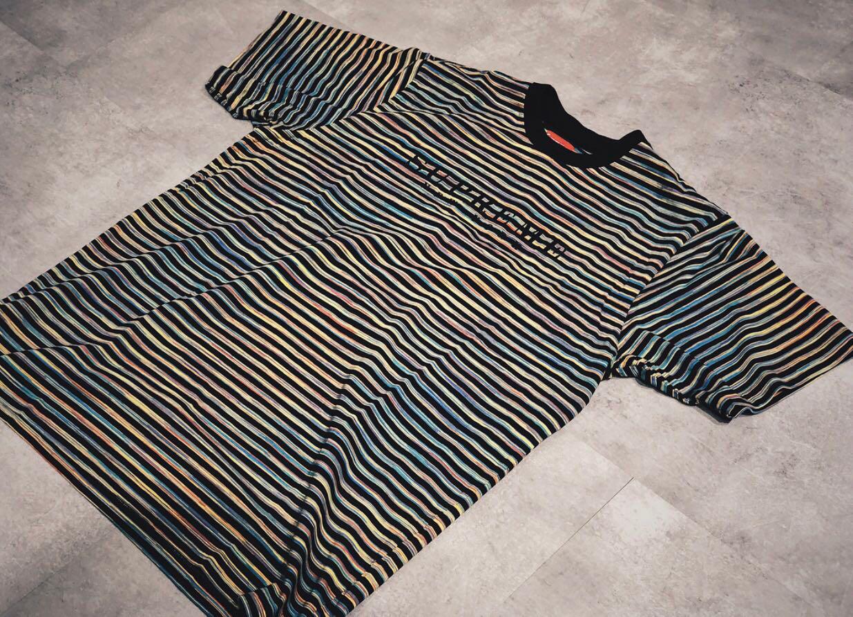 Supreme static stripe deals top white