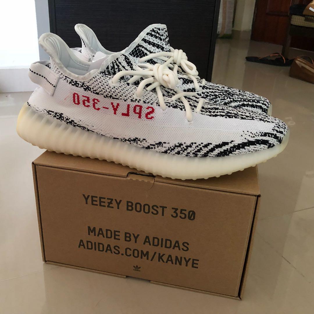 zebra yeezy stockx