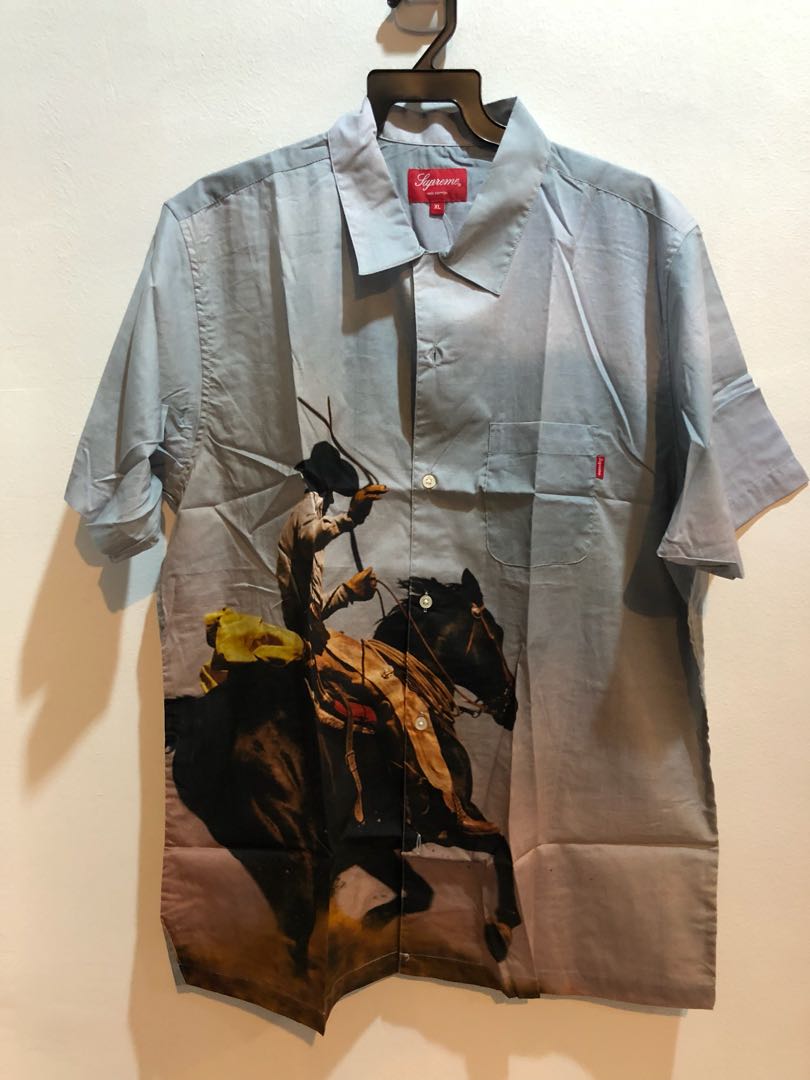 Supreme cowboy shirt, Men's Fashion, Tops & Sets, Tshirts & Polo ...