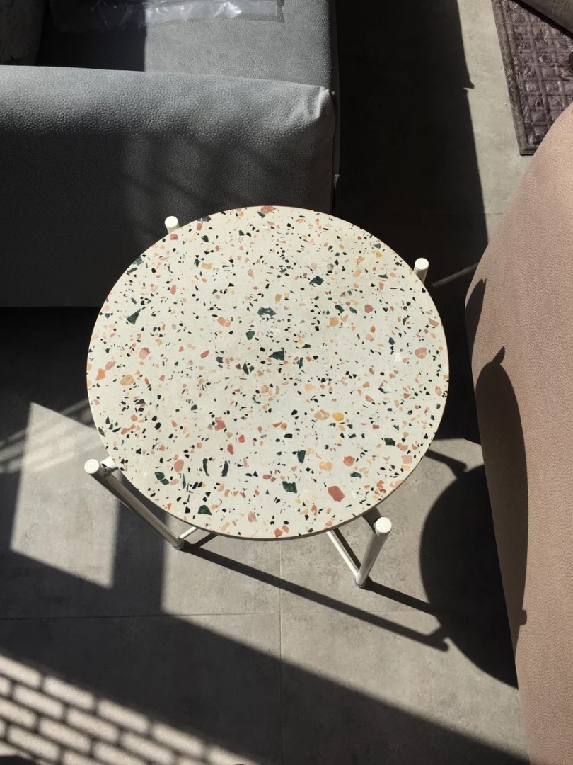 Terrazzo Marble Side Table Furniture Tables Chairs On Carousell