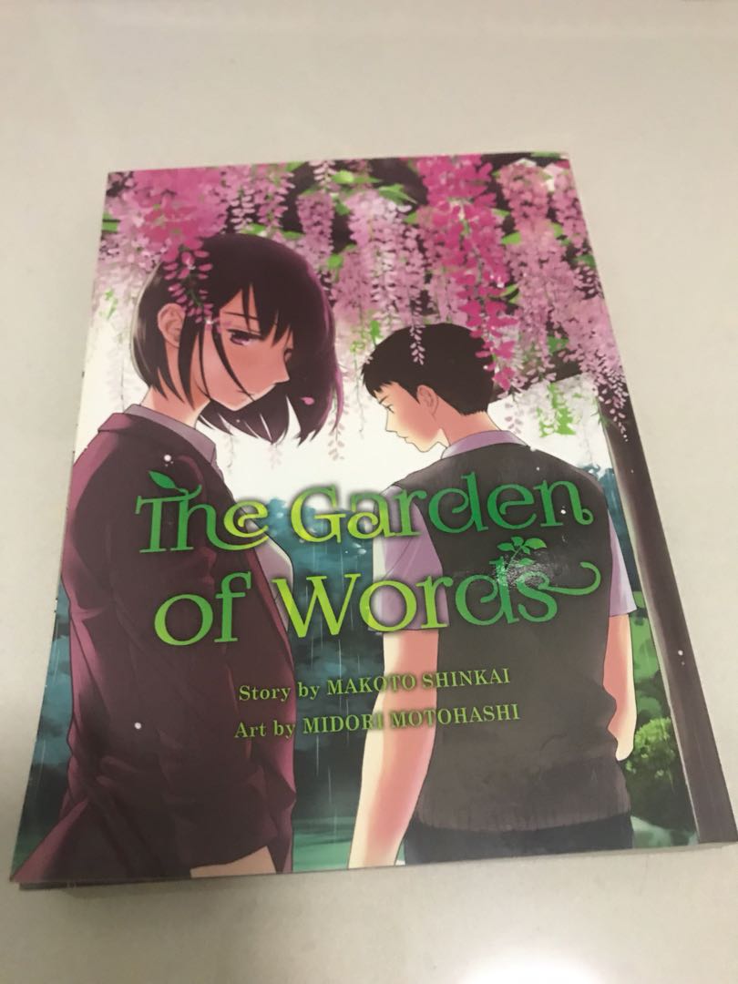 The Garden Of Words Books Stationery Comics Manga On Carousell