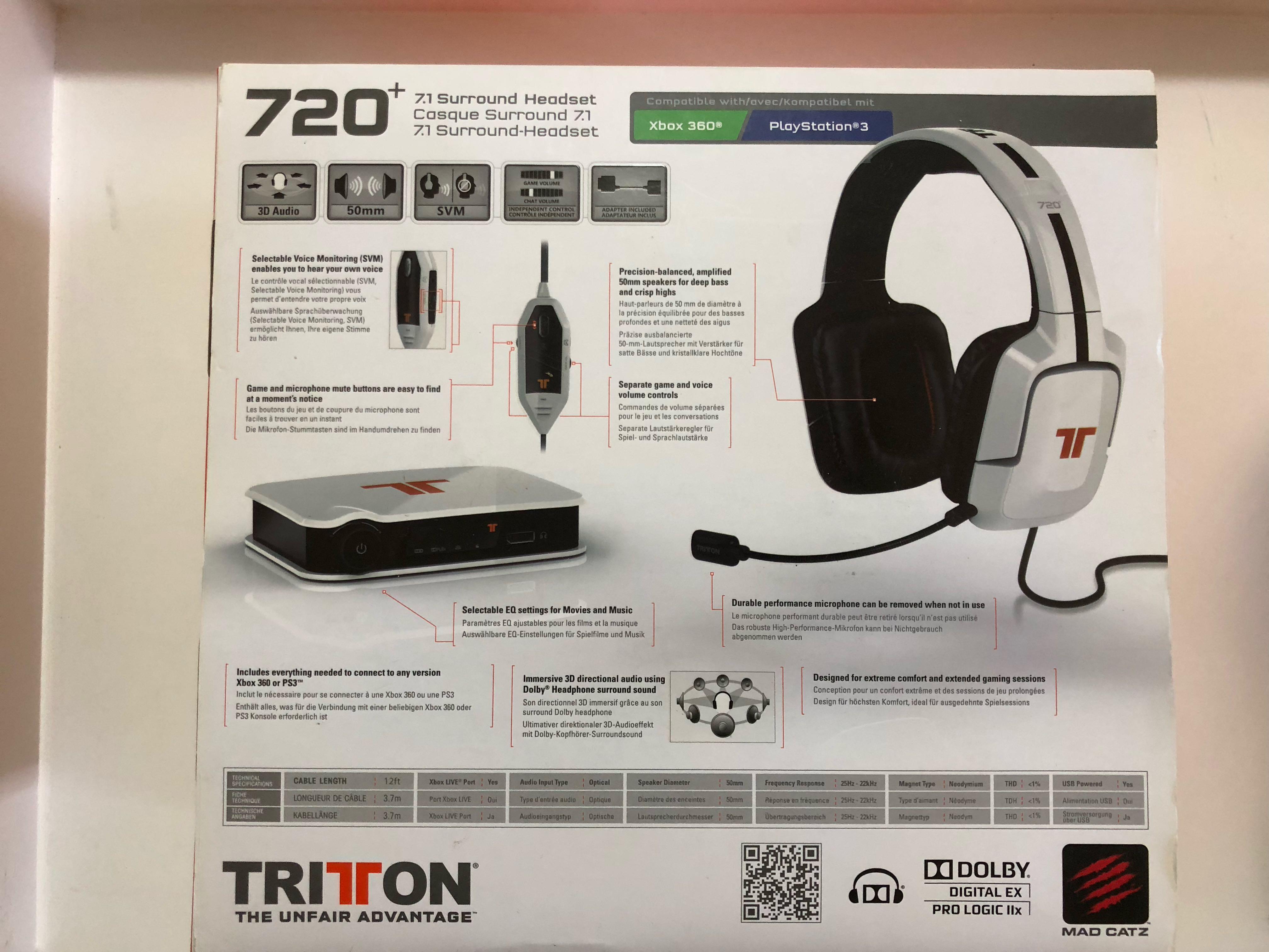 Tritton 720 xbox outlet one