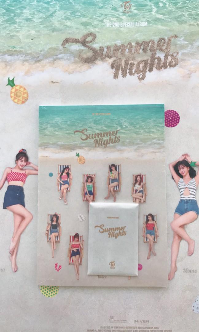 Twice Summer Nights Album Ver A B C With Po Benefits Hobbies Toys Memorabilia Collectibles K Wave On Carousell