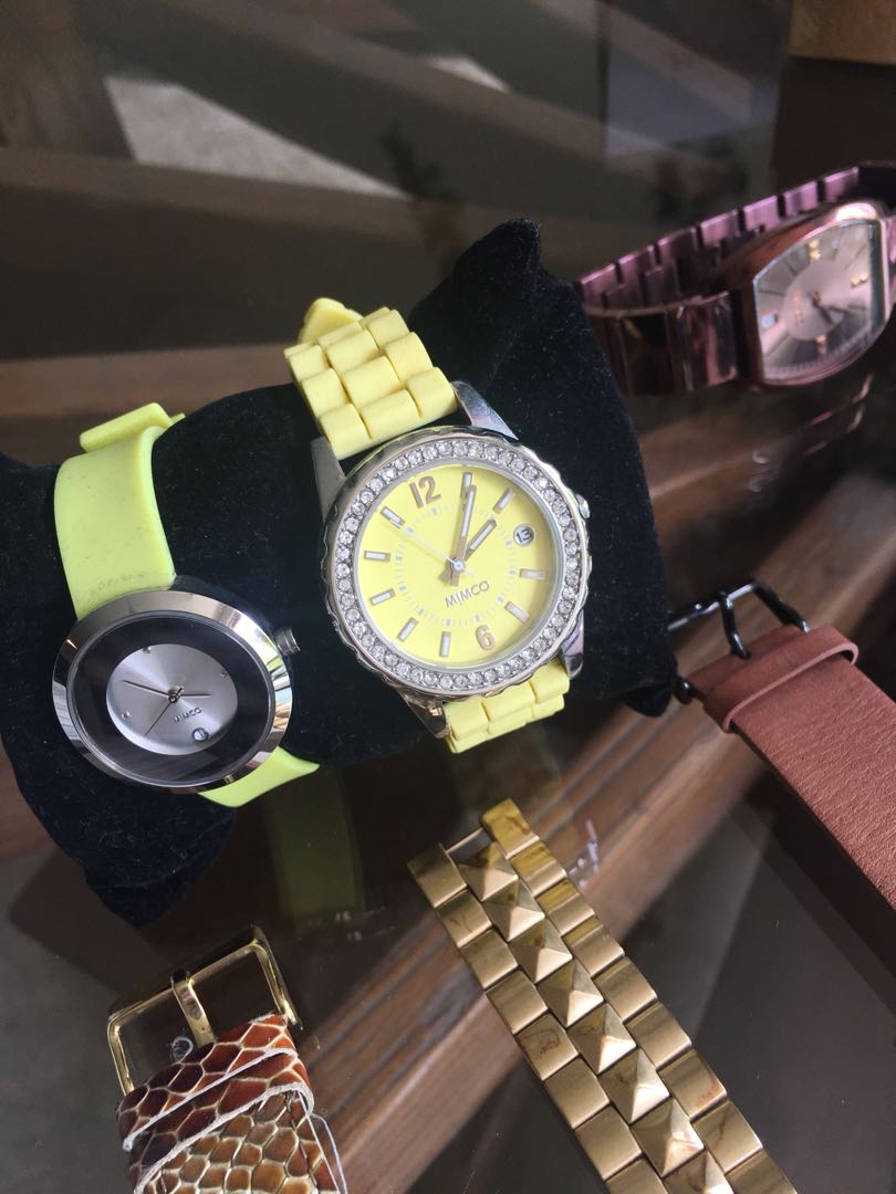 mimco timepiece stainless steel