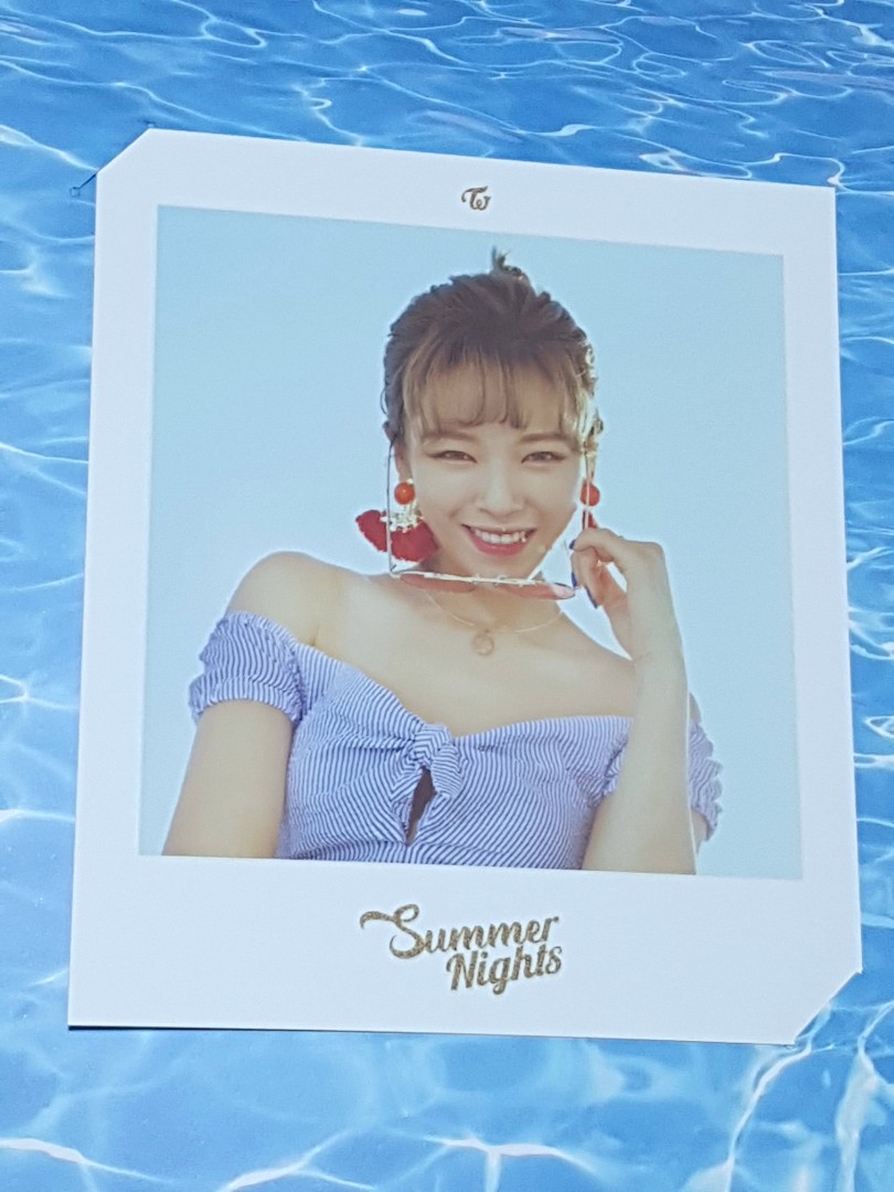 Wtt Twice Dance The Night Away Jeongyeon Polaroid Postcard Entertainment K Wave On Carousell