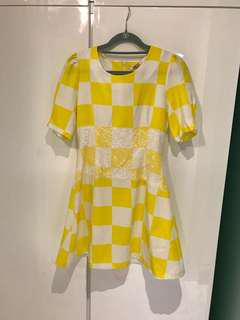 Korean yellow dress