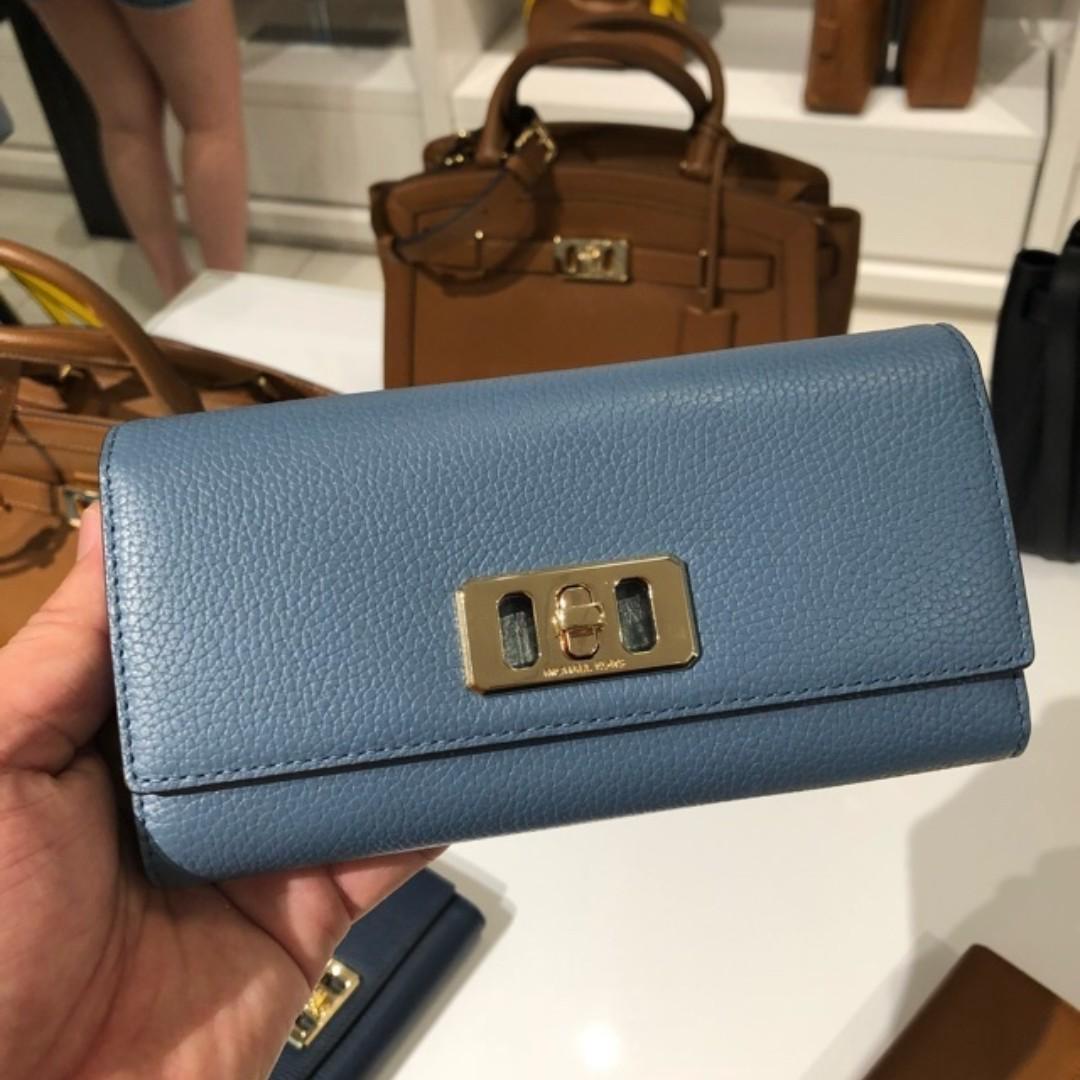 michael kors flap continental wallet