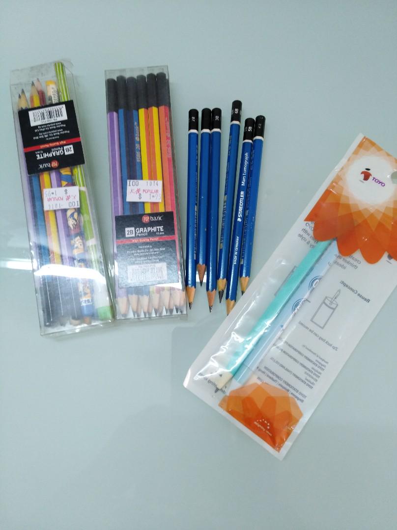 2b Pencils Books Stationery Stationery On Carousell