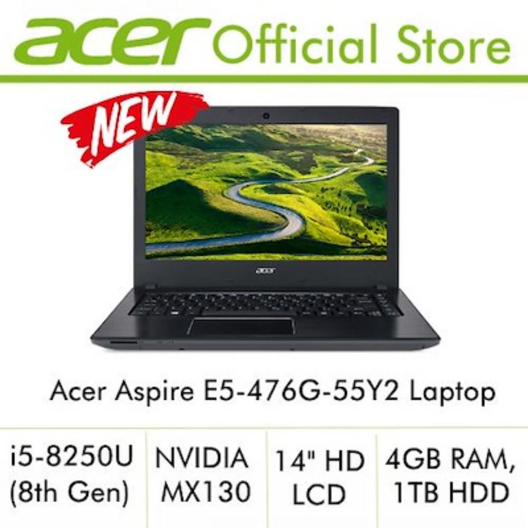 Acer Aspire E5 476g 55y2 Laptop With 8th Gen Processor And Graphics Card Electronics Computers Laptops On Carousell