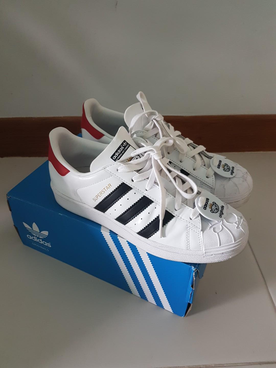 Adidas Superstar Shoes (Nigo Bearfoot) Limited Edition, Women's Fashion,  Shoes, Sneakers on Carousell