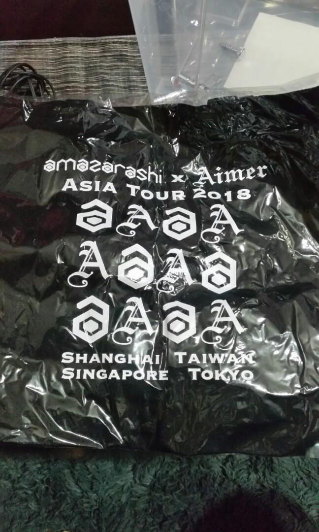 Amazarashi X Aimer Tote Bag Plus Aimer Postcard Lyrics Hobbies Toys Memorabilia Collectibles Fan Merchandise On Carousell