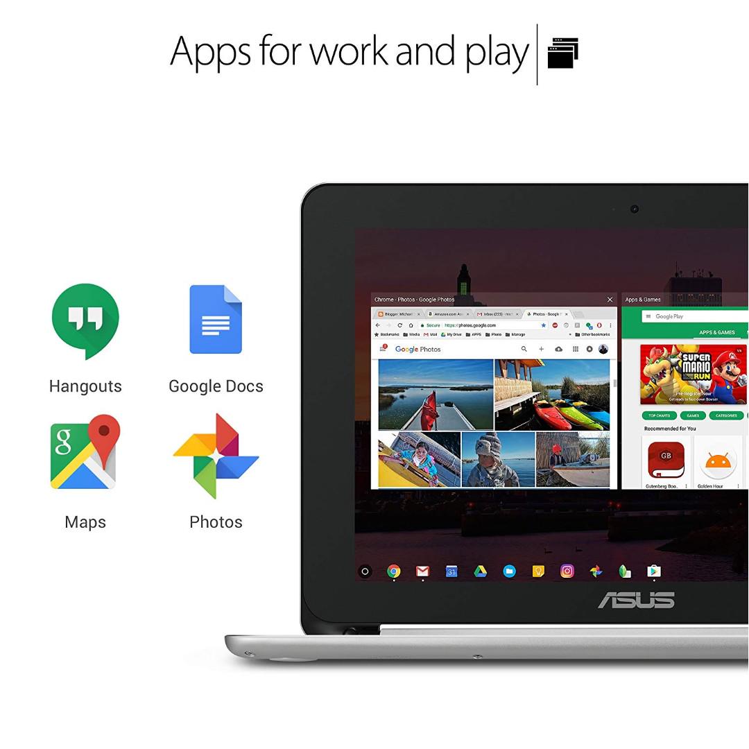 Asus Chromebook Flip C101pa Db02 Open To Inspect Electronics Computers Laptops On Carousell