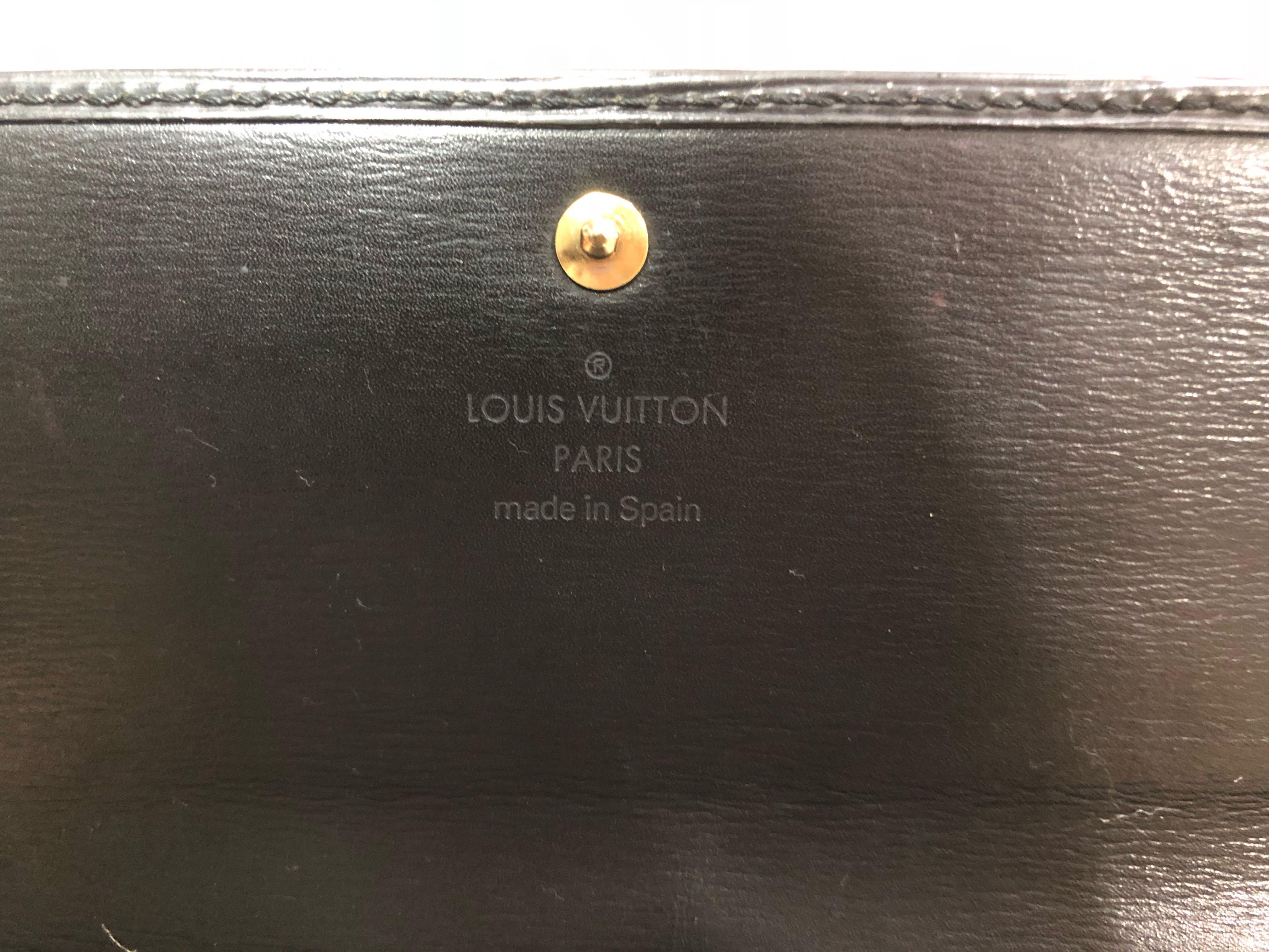 Louis Vuitton MALLETIER Long Wallet - Blue Epi Leather – PROVENANCE