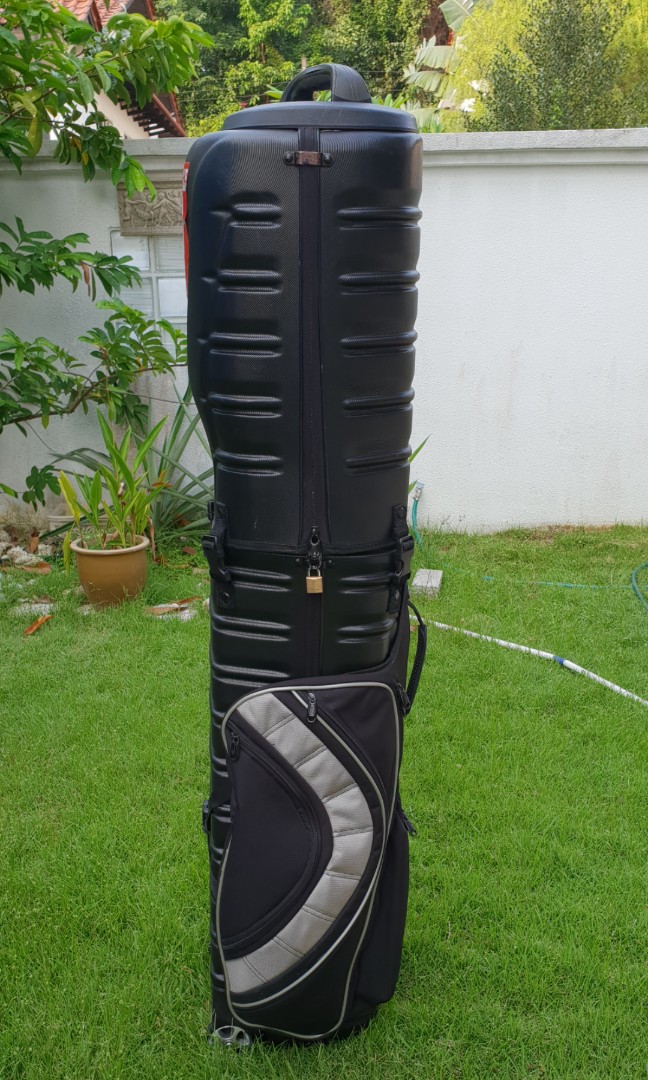 Bagboy golf hard travel case with wheels