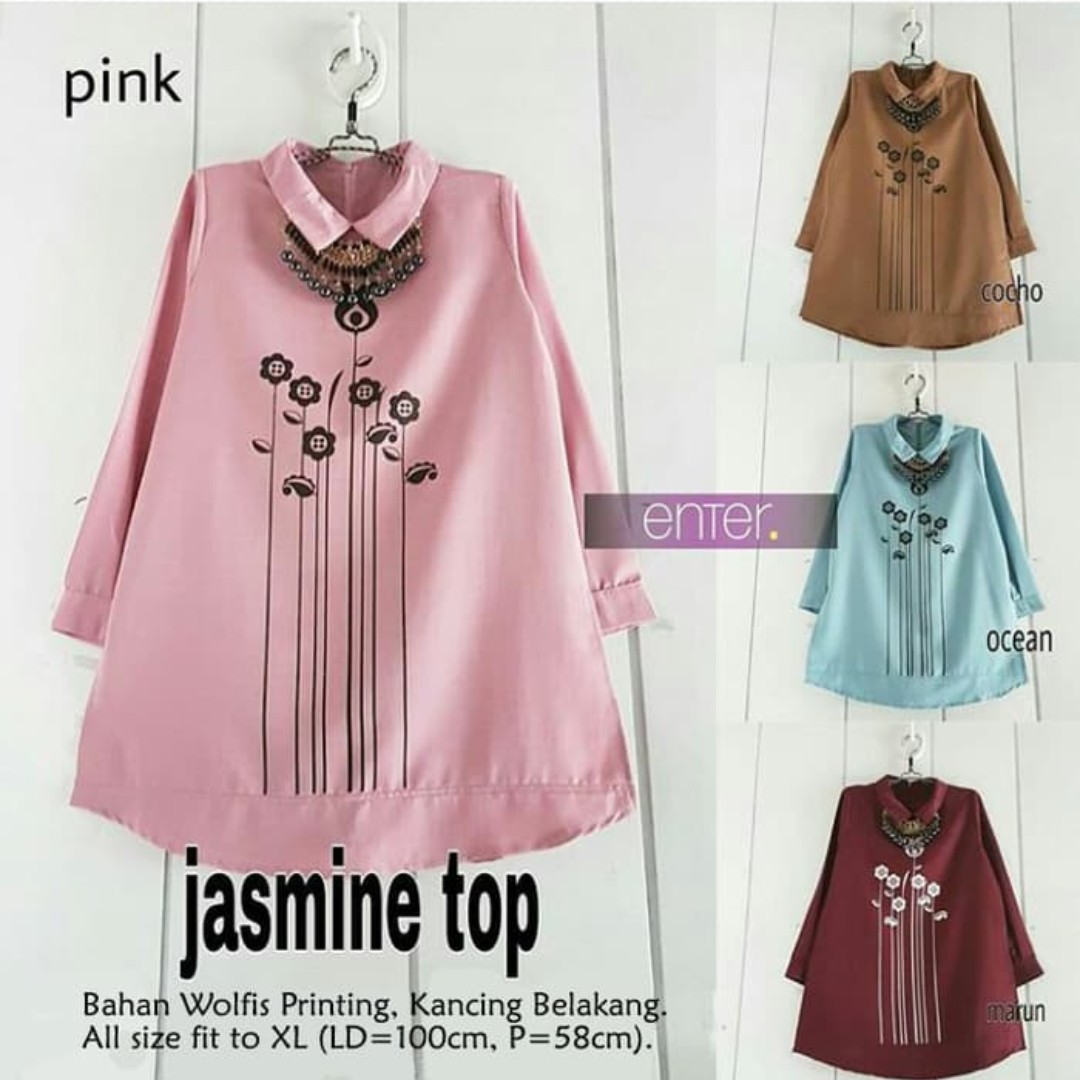 Top Desain Model Baju Atasan Muslim | 1001desainer