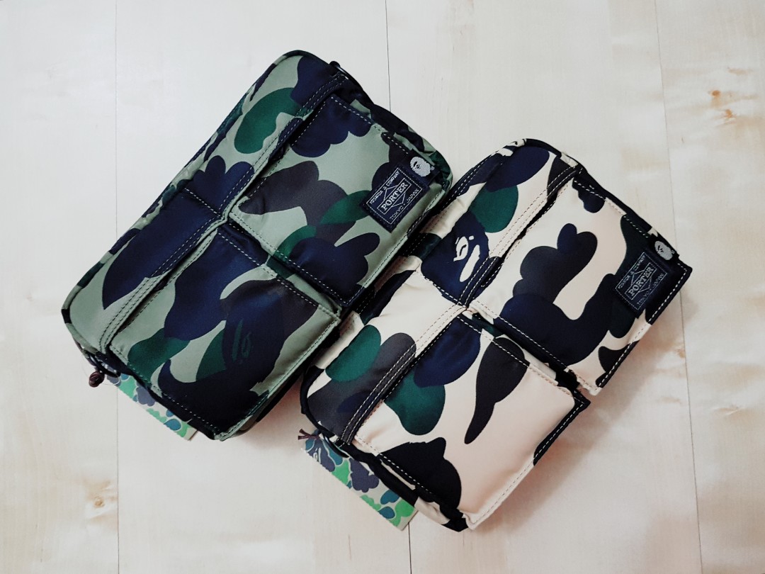 bape x porter sling bag