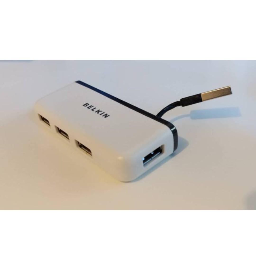 Belkin 4 Port Usb Hub Electronics Computer Parts