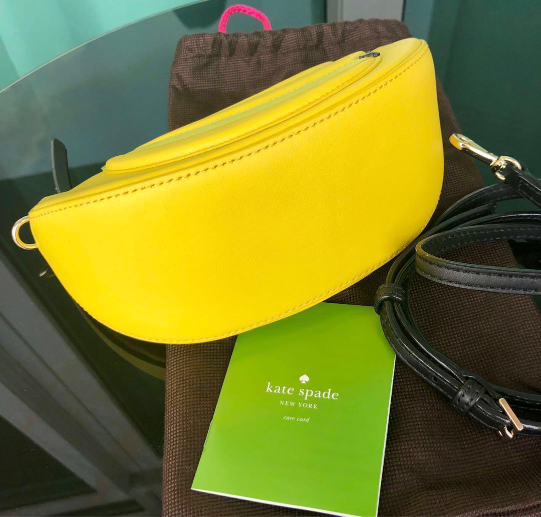 BN Kate Spade Banana Bag, Luxury, Bags & Wallets on Carousell