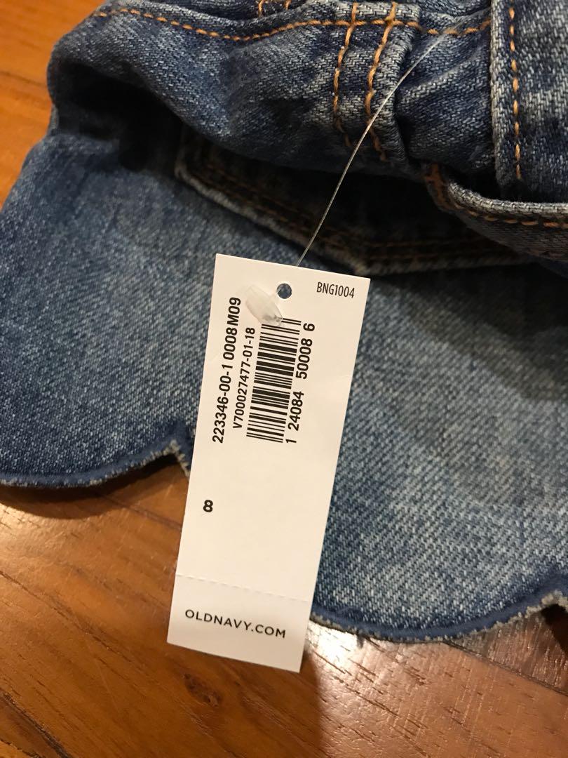 BNIP Old Navy Girls denim shorts with scalloped edges so pretty size 8T Babies Kids Babies Kids Fashion on Carousell