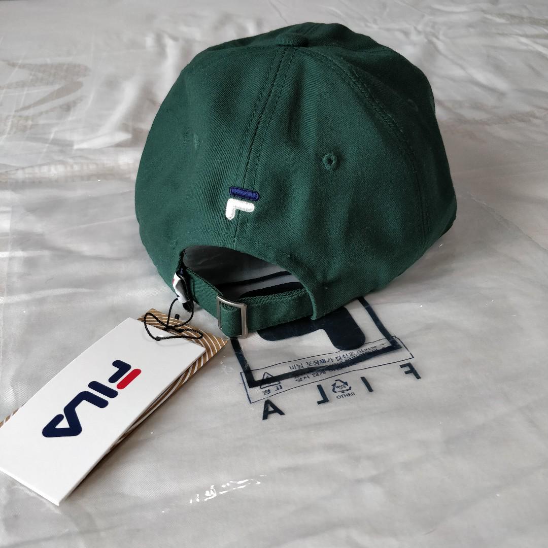 Green shop fila hat