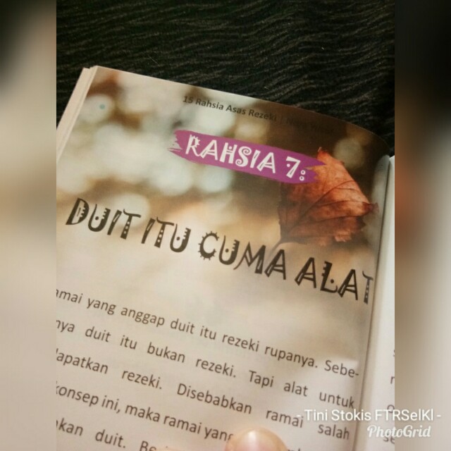 Buku Edisi Mini 15 Rahsia Asas Rezeki Books Stationery Books On Carousell