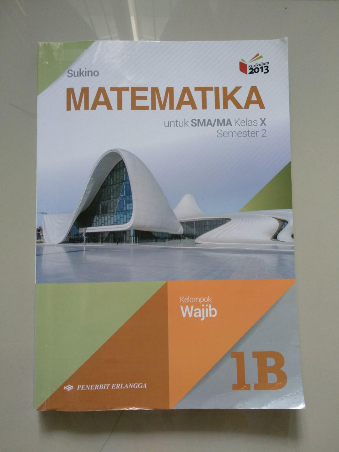 Buku Matematika Sma Ma Kelas X Erlangga Buku Alat Tulis Buku Di Carousell